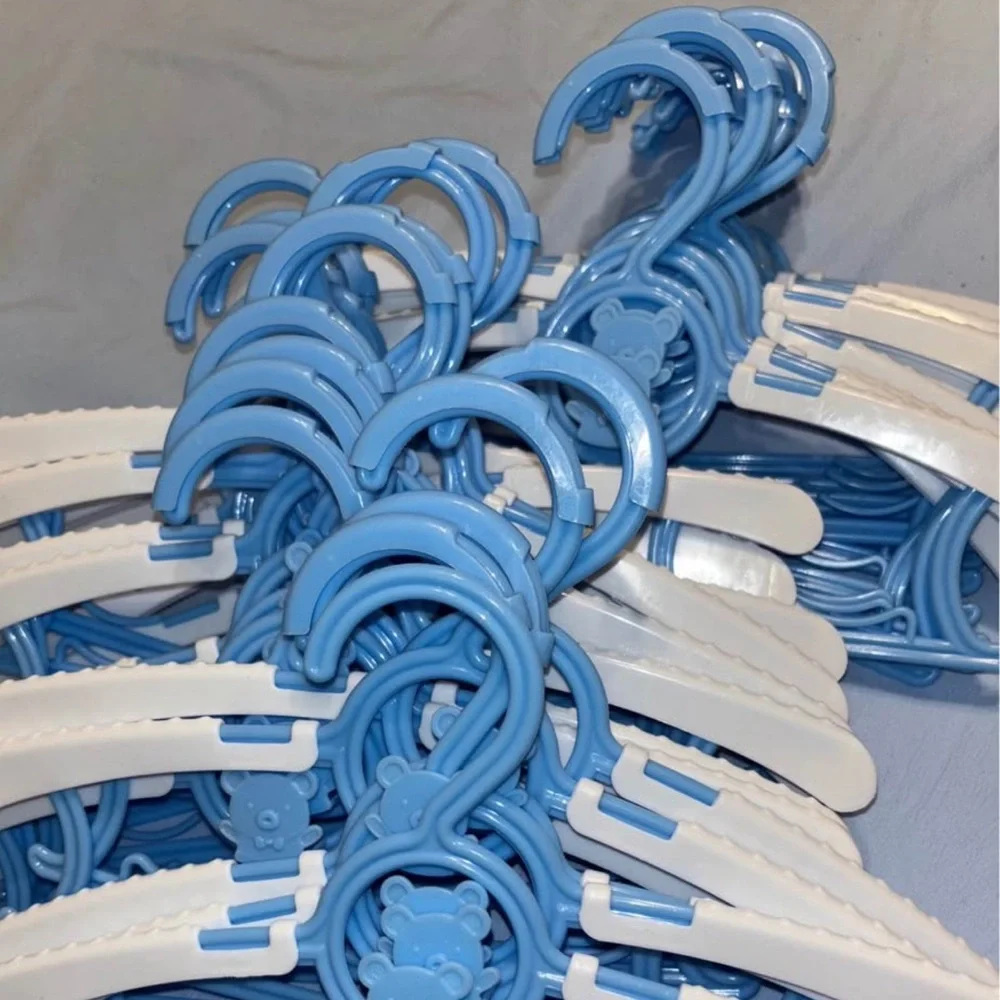 Blue and White Baby Hangers Nursery Hangers